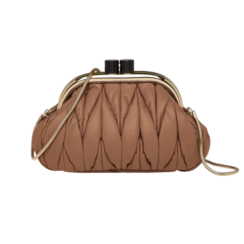 กระเป๋า Miu Miu รุ่น Miu Belle Nappa Leather Clutch 4
