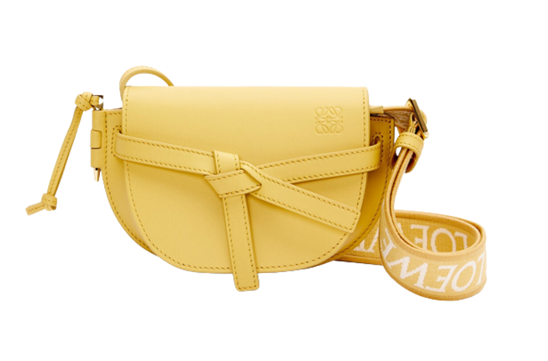 กระเป๋า Loewe รุ่น Mini Gate Dual bag In Soft Calfskin And Jacquard 3