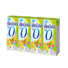 เครื่องดื่มแก้ท้องผูก ดัชมิลล์ ไขมัน 0% นมเปรี้ยว ยูเอชที รสผักผลไม้ผสม
