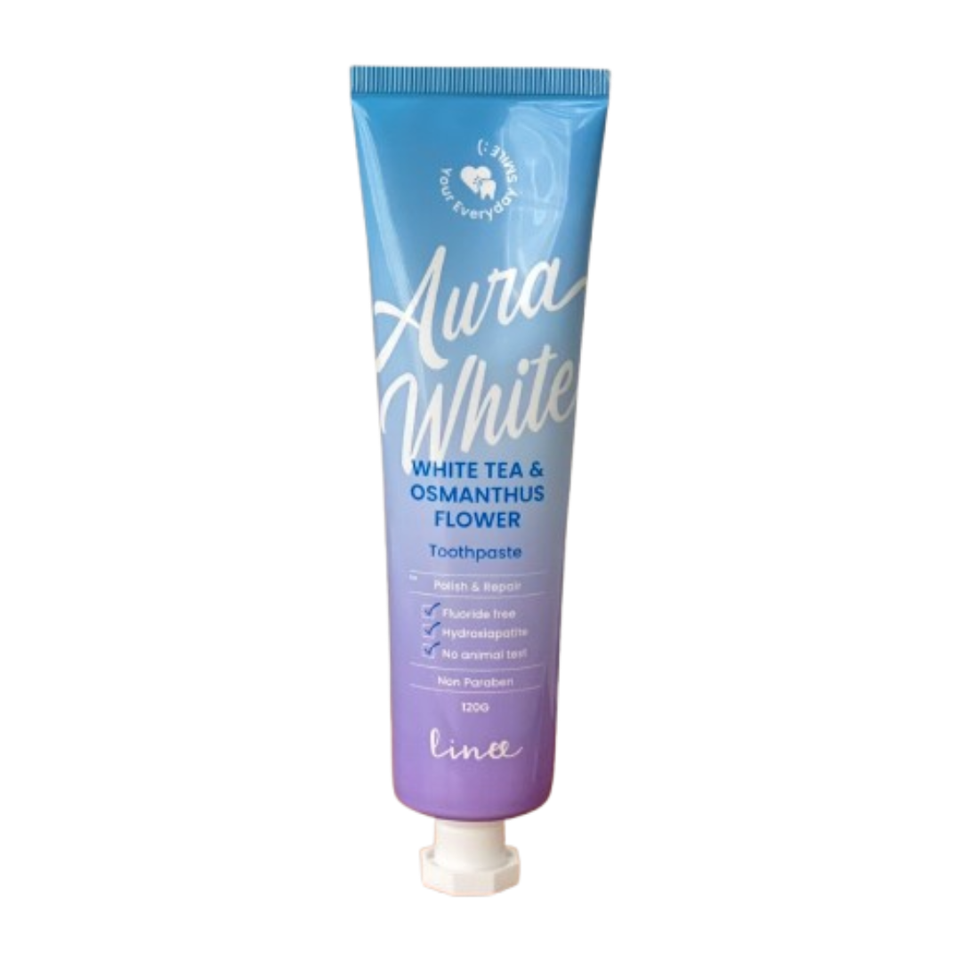 ยาสีฟันฟันขาว Aura White  1