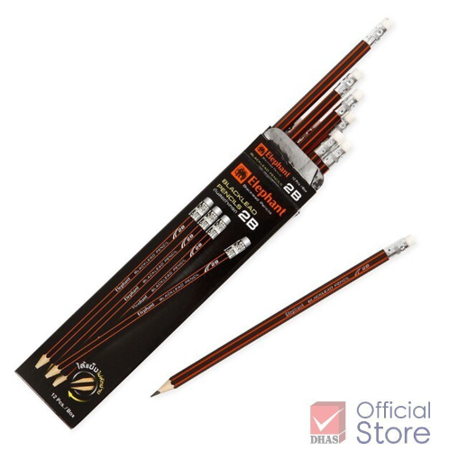 Black Lead Pencil 2B 3