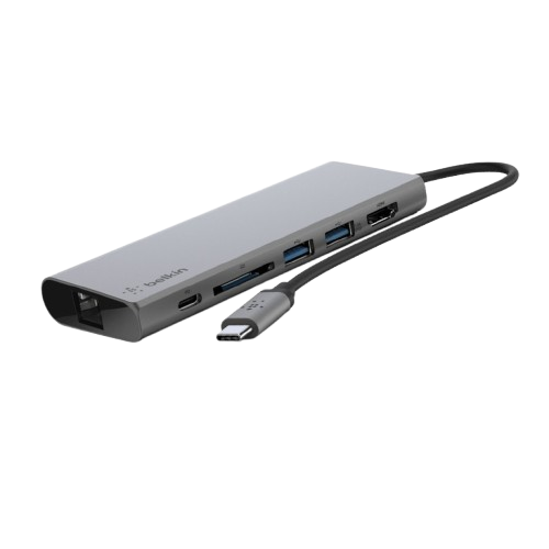 ฮับมัลติพอร์ต USB-C 6-in-1 PD 60W  2