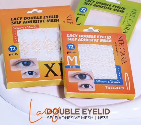 Lacy Double Eyelid Sels Adhesive Mesh 2