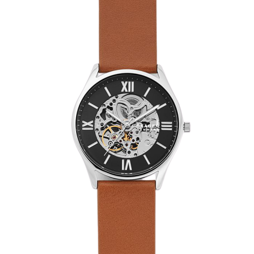 Holst Automatic Brown Leather Watch 1
