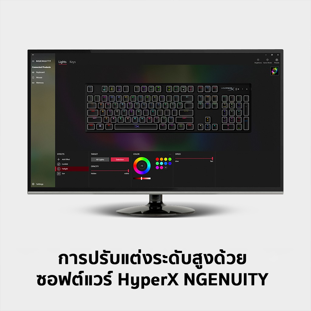 คีย์บอร์ดเกมมิ่งแบบแมคคานิคอล Alloy Origins Gaming Keyboard 3