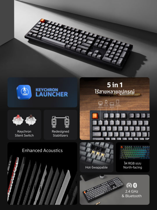 K10 Max Wireless Keyboard คีย์บอร์ดไร้สาย 2