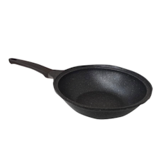 กระทะลายหินอ่อน Premium Marble Stone Deep Fry Pan