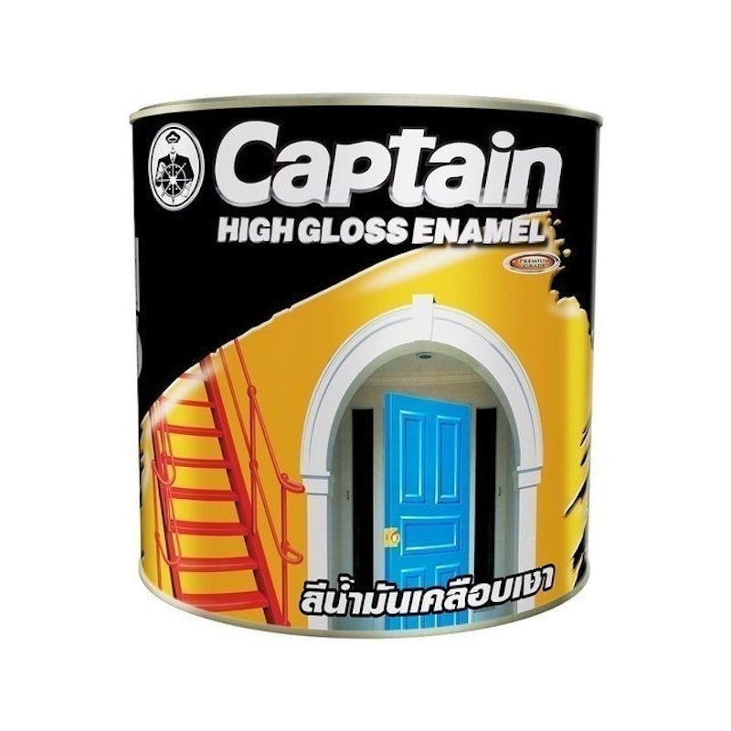 สีน้ำมันเคลือบเงา Captain 1