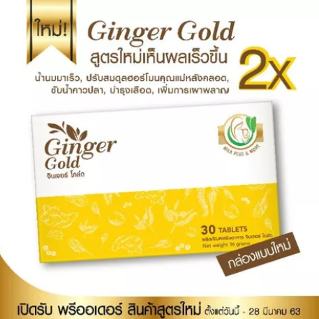 ผลิตภัณฑ์เสริมอาหาร Ginger Gold  2