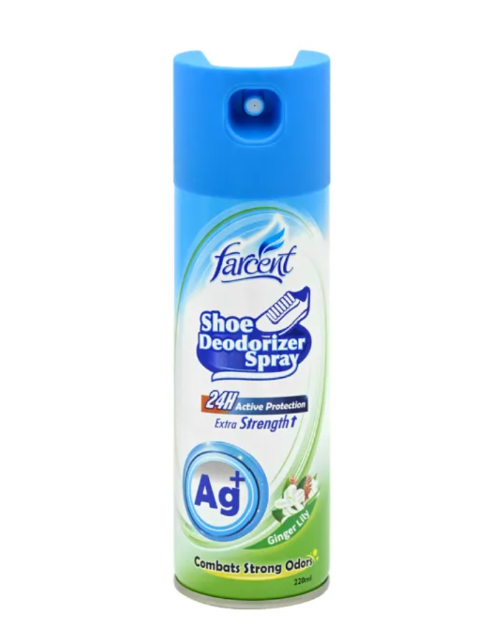 สเปรย์ดับกลิ่นรองเท้า Deodorizer Spray for Shoes Ag+ 1