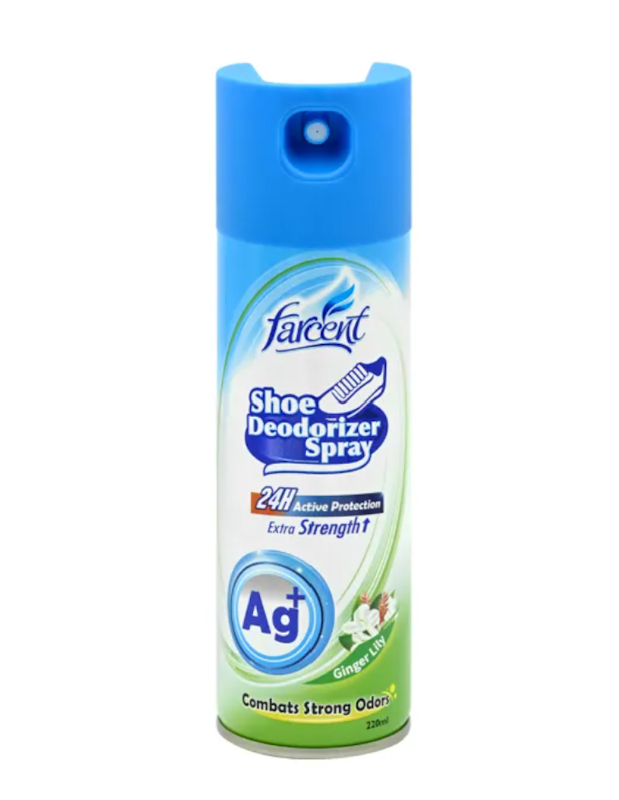 สเปรย์ดับกลิ่นรองเท้า Deodorizer Spray for Shoes Ag+ 1