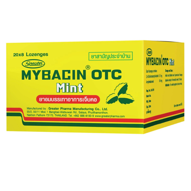 OTC Mint ยาอมบรรเทาอาการเจ็บคอ 2