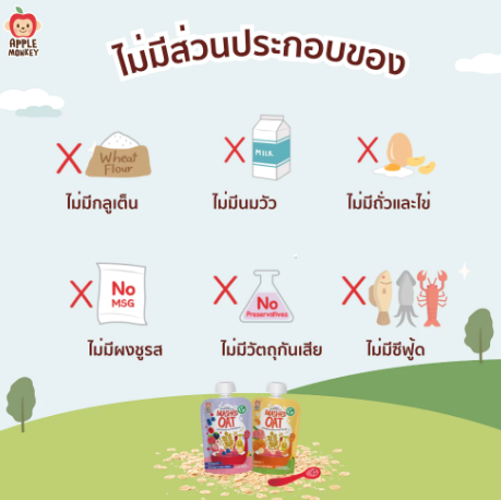 ข้าวโอ๊ตบดผสมกล้วยและมิกซ์เบอร์รี่ 3