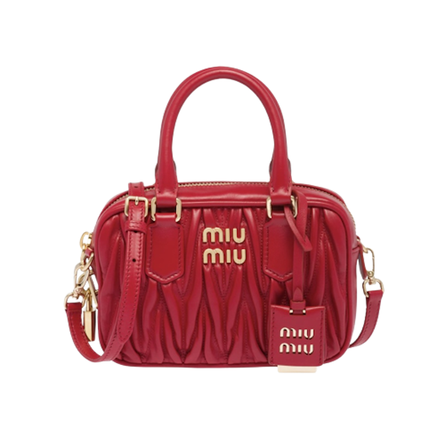 กระเป๋า รุ่น  Matelassé Nappa Leather Top-Handle Bag 5