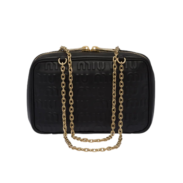 กระเป๋า รุ่น Logo-Embossed Leather Top-Handle Bag 1