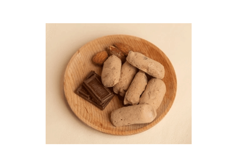 เมอแรงค์ สูตรไม่มีน้ำตาล รส Chocolate Almond 3