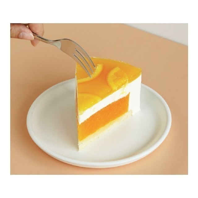 เค้กส้ม Orange Mousse Cheesecake 4
