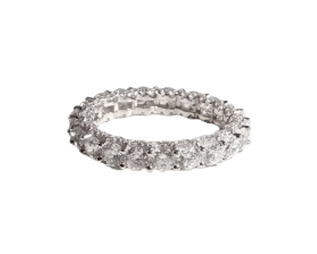 แหวนเงินแท้ Rows Ring 1