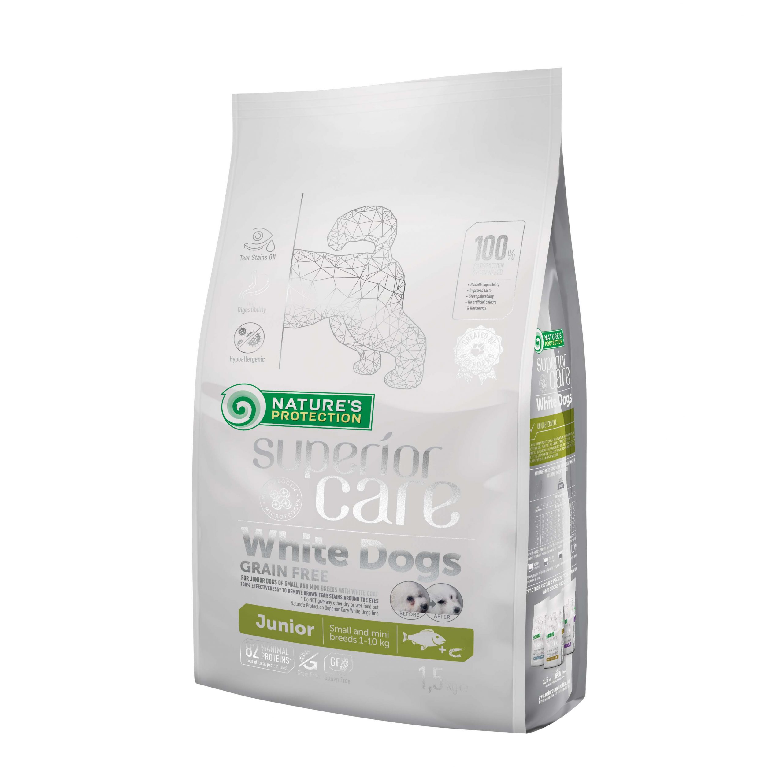 White Dogs Grain Free White Fish Junior Small and Mini Breeds 1