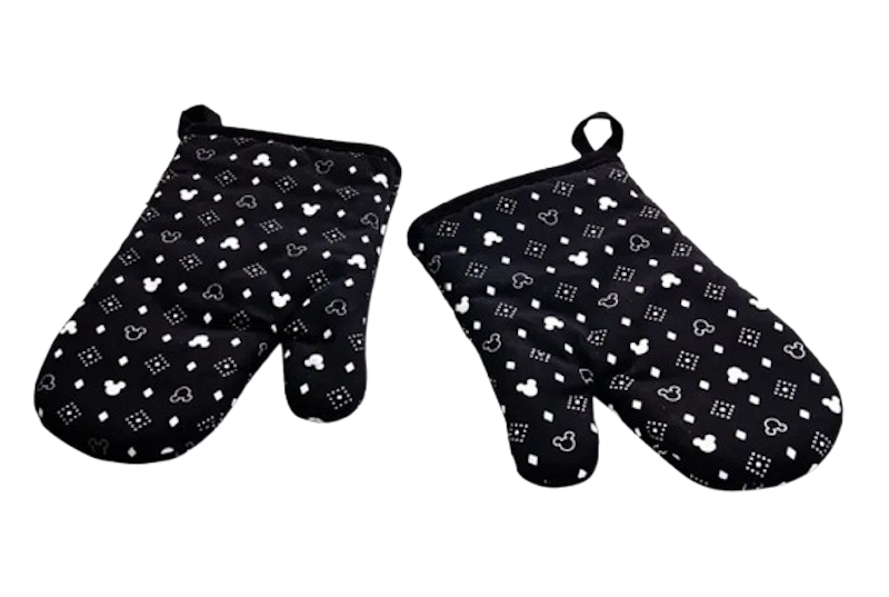 Disney Monochrome Oven Glove Set (Charcoal Version) 1
