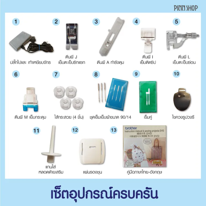 จักรเย็บผ้าไฟฟ้า Sewing Machine 3