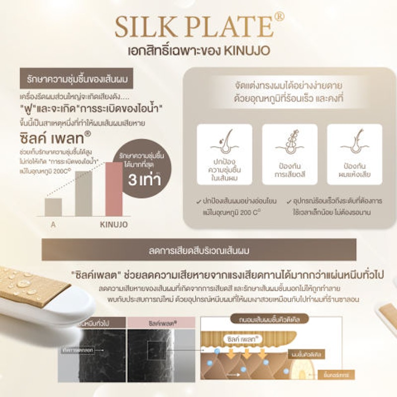 Hair Iron SILK PLATE Mini Iron 2