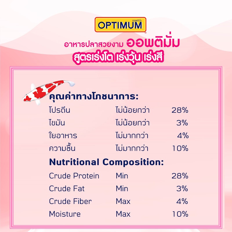 อาหารปลาทอง สูตร Tropical Mini Pallet 3