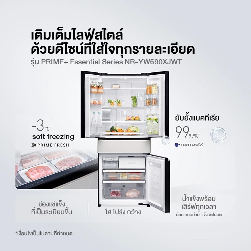 ตู้เย็นระดับพรีเมียม PRIME+Edition 2