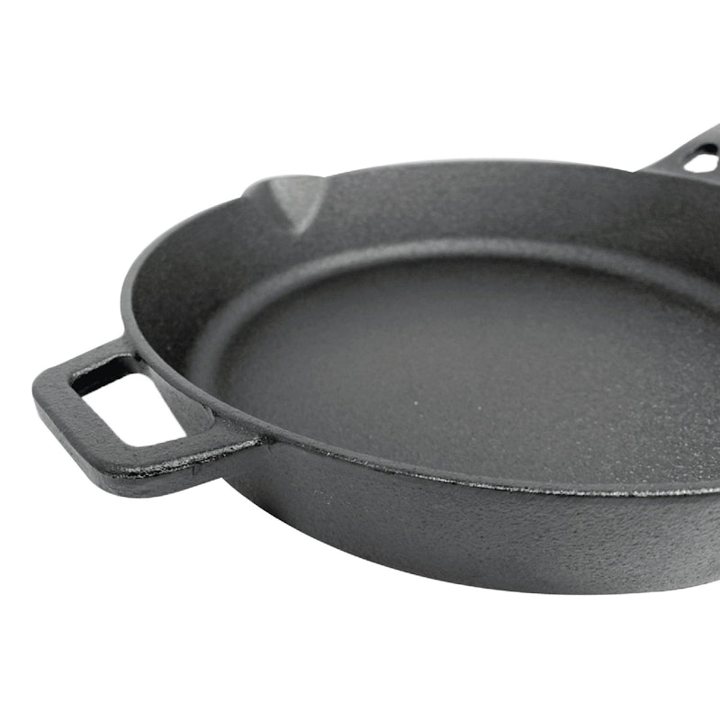 กระทะเหล็กหล่อ Cast Iron Open Fry Pan 26 cm. 3