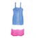Matter Makers ชุดมัดย้อมไปทะเล Tie-Dyed Denim Dress ชุดเดรสเอี๊ยมยีนไล่สี 1
