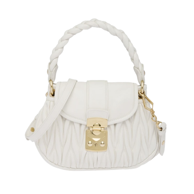 กระเป๋า Miu Miu  รุ่น Miu Coffer Matelassé Nappa Leather Handbag 2