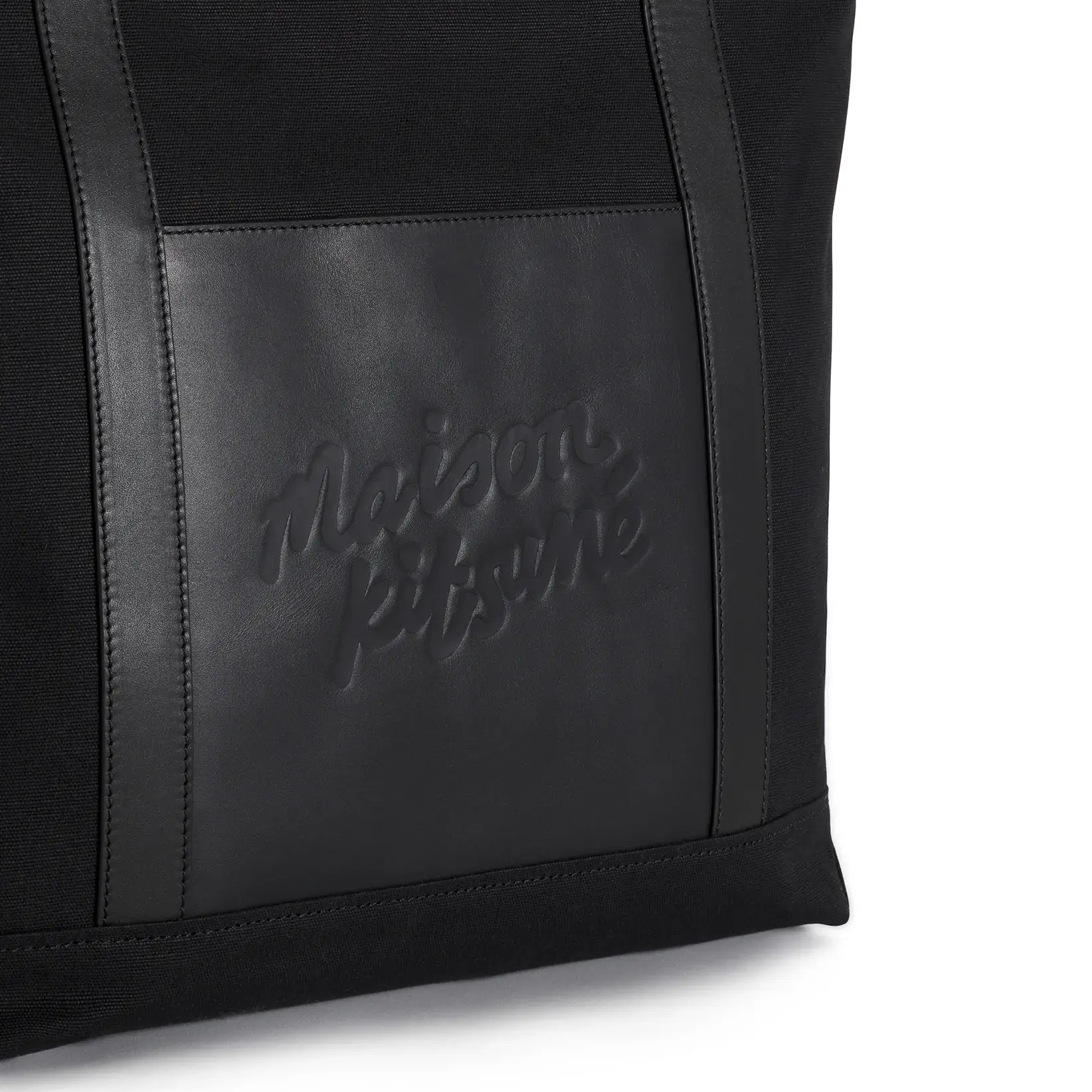 กระเป๋าโท้ทยูนิเซ็กส์ Canvas and Leather Large 3