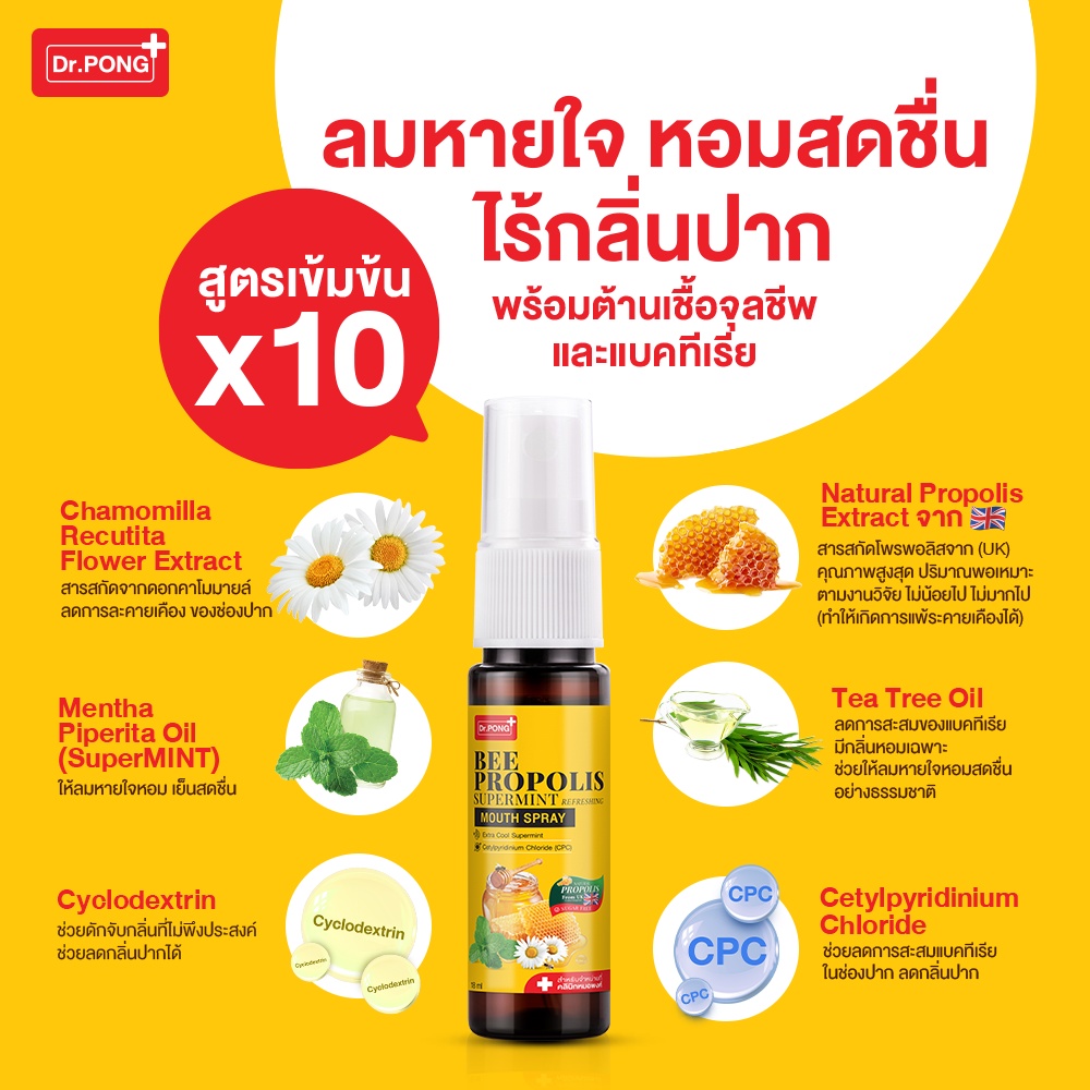 Bee Propolis Supermint Mouth Spray 2