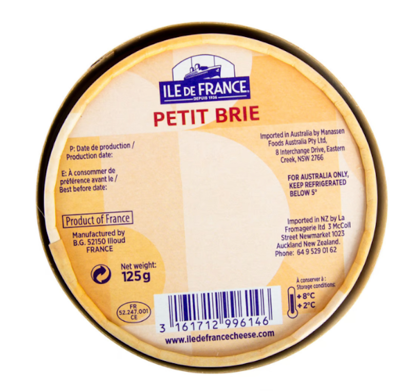 Petit Brie Cheese 2