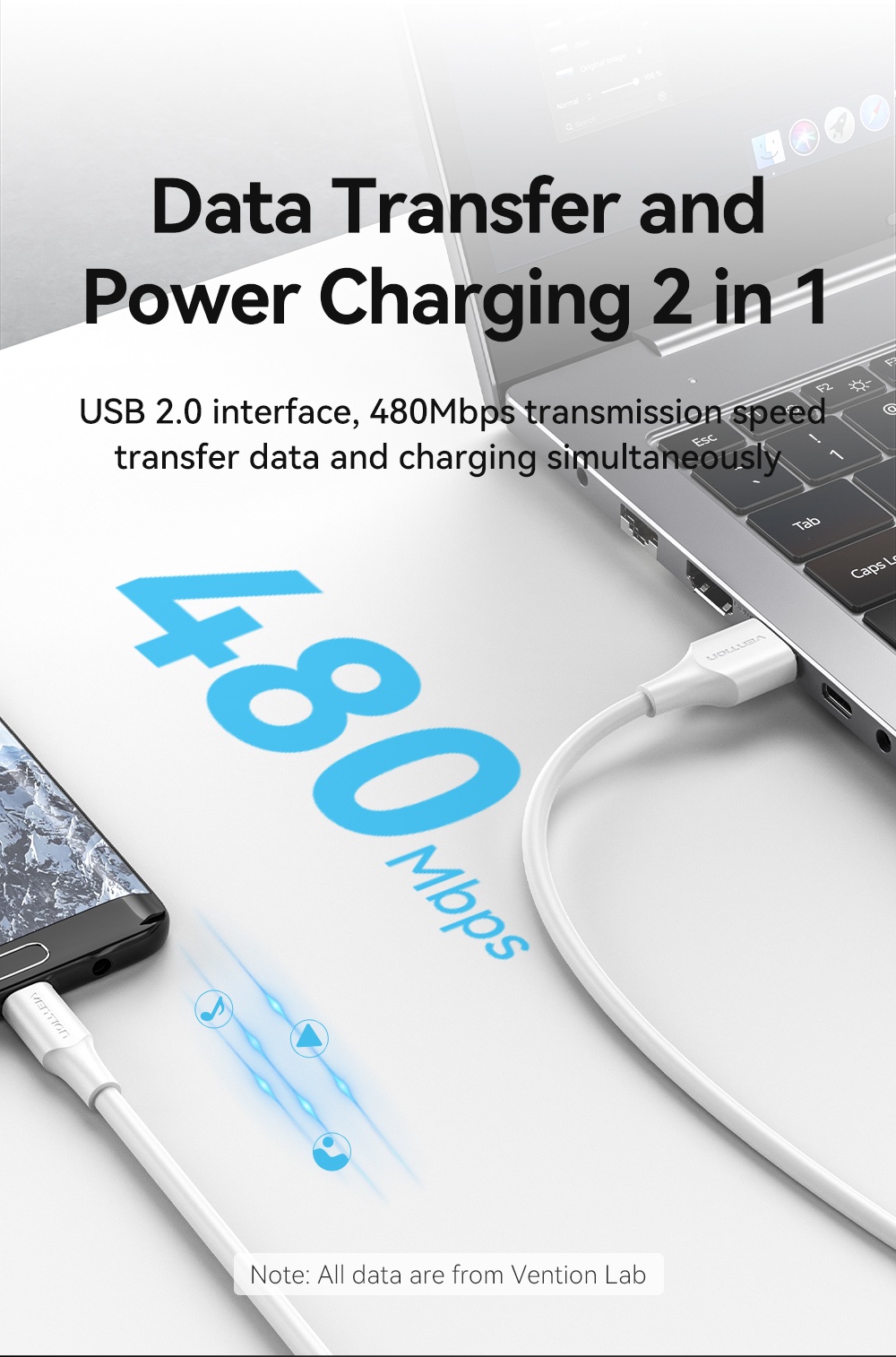  สายชาร์จ Micro USB 2A 1.5 เมตร 3