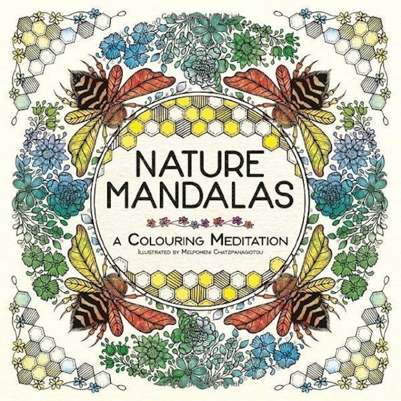 สมุดระบายสี ฝึกสมาธิ Nature Mandalas : A Colouring Meditation 1