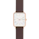 SKAGEN Ryle Two-Hand Brown Leather Watch 1