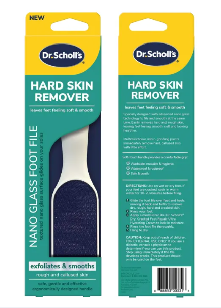 ตะไบขัดฝ่าเท้า Hard Skin Remover Nano Glass Foot File 2
