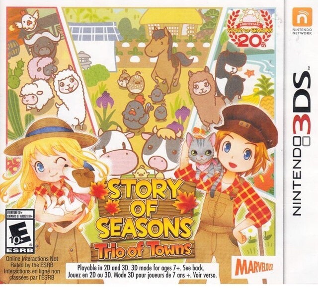 เกม 3DS น่าเล่น Story of Seasons: Trio of Towns 1
