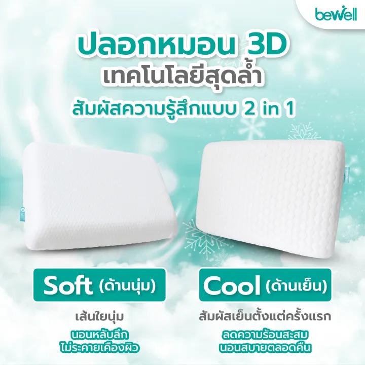 หมอนเมมโมรี่โฟม 2-in-1 3