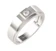 Beauty Diamond แหวนแต่งงานผู้ชาย แหวนเพชร เพชรน้ำ99 รุ่น 21001798 1