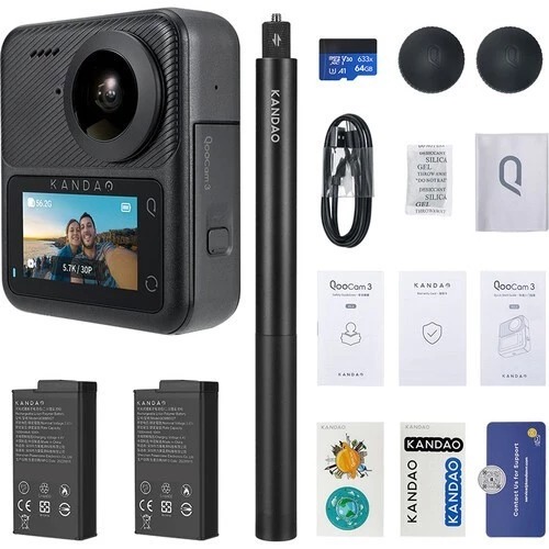 QooCam 3 360 Action Camera 3
