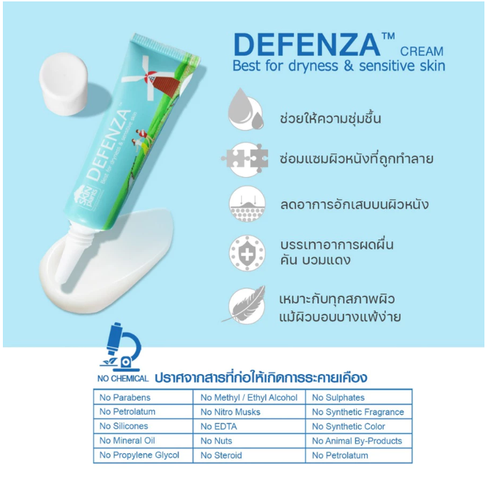 Defenza Cream ครีมแก้แพ้ 3