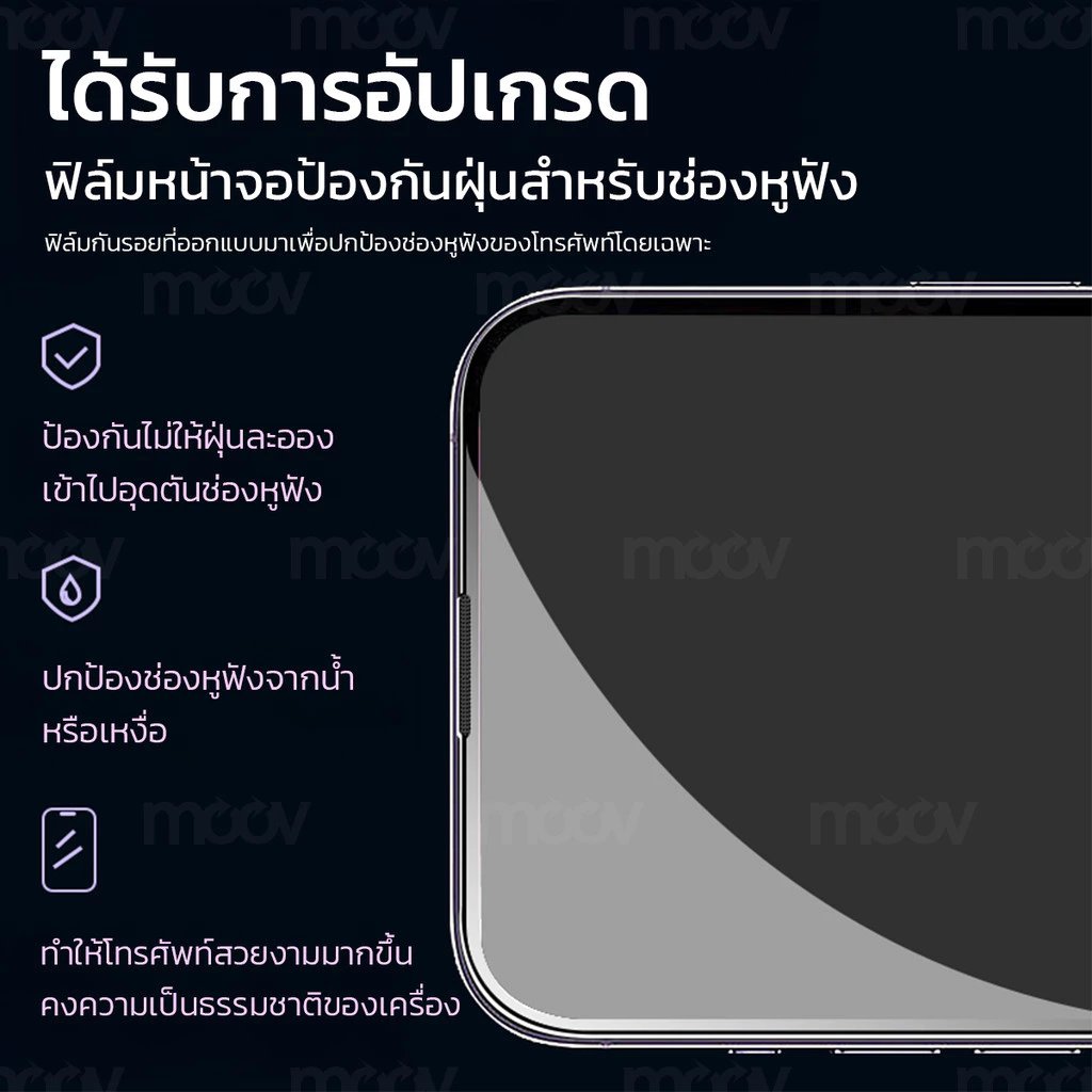 ฟิล์มกระจก Clear Matte Privacy  2