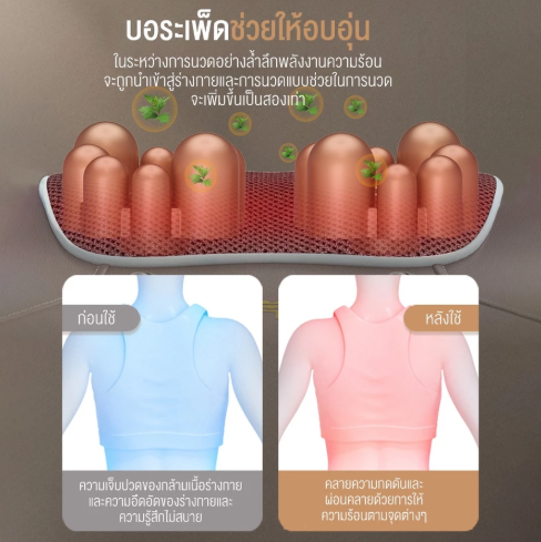 เบาะนวดไฟฟ้า Multi Function รุ่นพรีเมียม 3