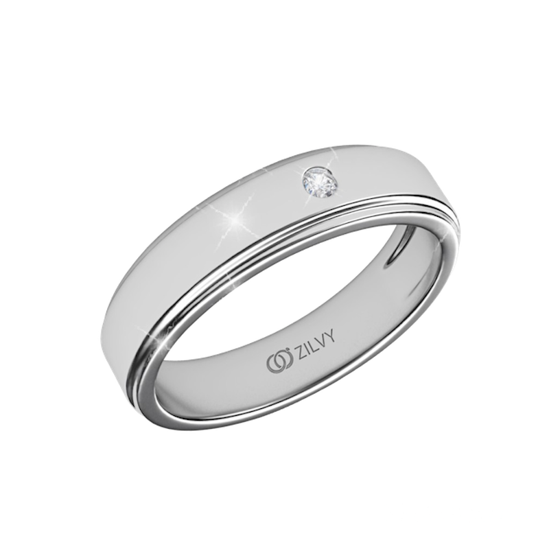 แหวนคู่เพชรน้ำร้อย รุ่น GR1059/BR146 3