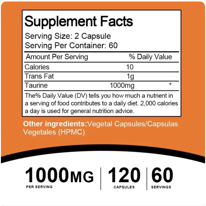 Taurine 1000mg  3