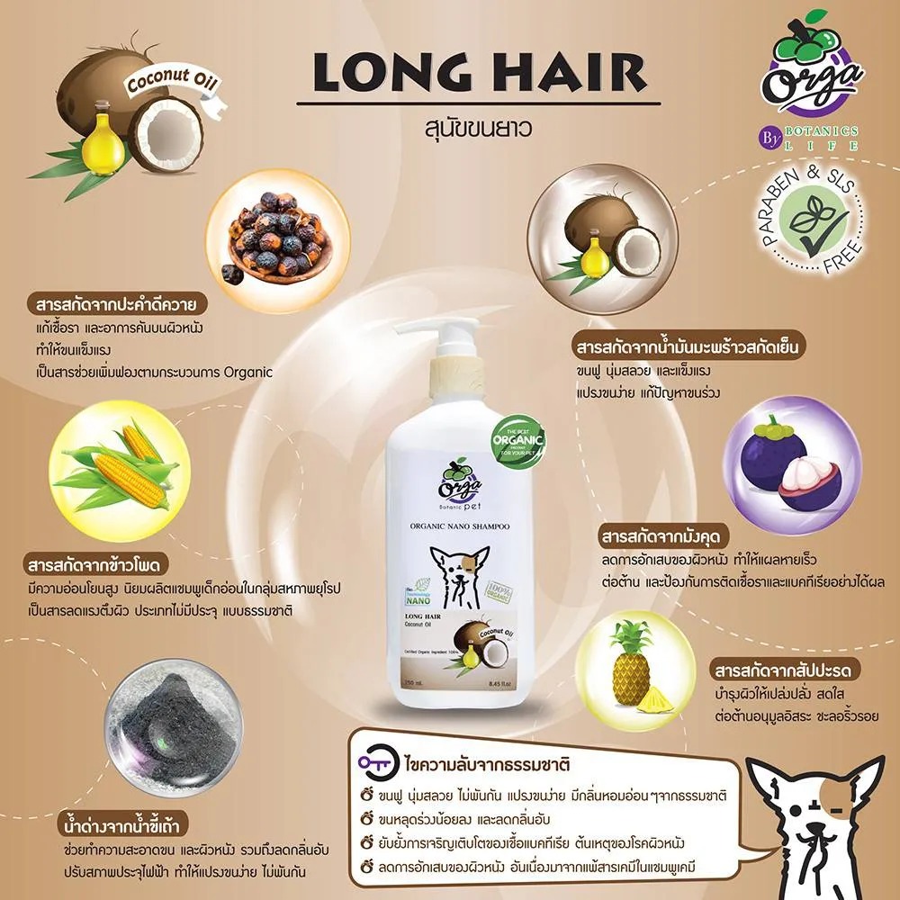 Organic Nano Shampoo Long Hair 2