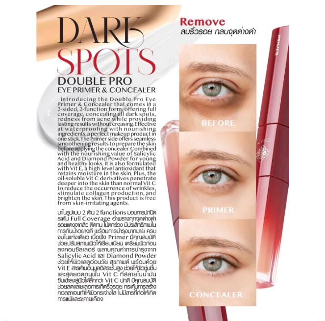 Double Pro Eye Primer & Concealer 2