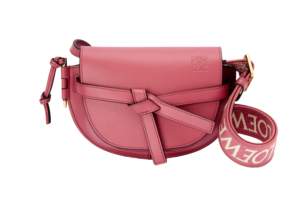 กระเป๋า Loewe  รุ่น Mini Gate Dual bag In Soft Calfskin And Jacquard 4